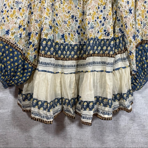 Free People Gardenia ivory tunic size S - Picture 7 of 12